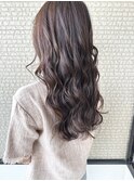 ロング×ラベンダーベージュ