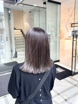 小森谷,黒髪,ボブルフ,ネビージュ,小顔,ワンレンj57