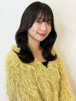 ユーフォリア 銀座(Euphoria)&nbsp;ダークグレー　艶髪　レイヤーカット　くびれヘア