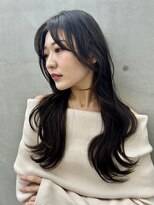 エミュ 伏見 国際センター(emu)&nbsp;ゆる巻ロング/顔まわり/韓国風/ダークアッシュ/伏見