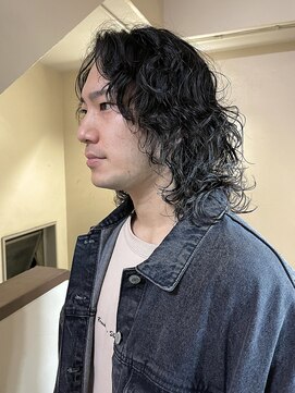 ソイ 下北沢(soi) long wolf perm