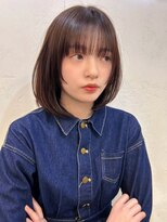 ポーチバイハニー オモテサンドウ(PORCH by HONEY omotesando) 姫カットレイヤーロブレイヤーボブマロンベージュ髪質改善3