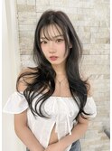 ハッシュカット★韓国レイヤー フェミニンロング レイヤーカット