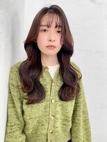 メル バイ ヘアサロン ニド(mer..by hair salon Nido)&nbsp;大人韓国風レイヤー×艶ブラウン