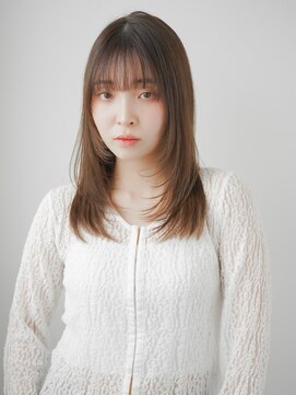 ニューヨークニューヨーク 京阪百貨店住道店(NYNY) ロングレイヤー/レイヤーカット/韓国レイヤー/ブラウンカラー