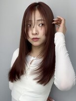 トリッカ シブヤ(TRICCA SHIBUYA)&nbsp;暖色/かきあげ前髪/顔周り/ハイレイヤー/セミロング/シースルー