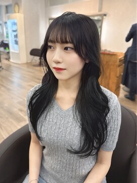 カーフリヘア ウル 千葉店(Kahuli hair Ulu) くびれスタイル 韓国ヘア  暗めカラー