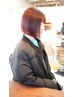 カット＋透明感カラー＋栄養補給トリートメント　￥14520