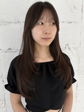 ヨーク(YOKE) 【 YOKE 】ロングレイヤーフェイスレイヤー顔まわり小顔