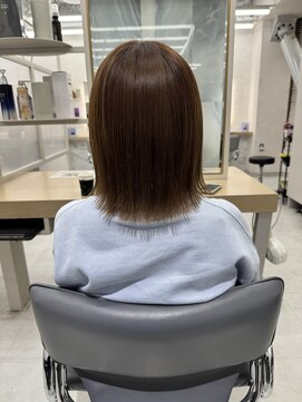 ユアーズヘア 新宿三丁目店(youres hair) 外ハネボブスタイル