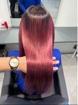 キング 梅田店(K!ng)&nbsp;縮毛矯正髪質改善ハイライトレイヤーカット梅田美容室エクステ