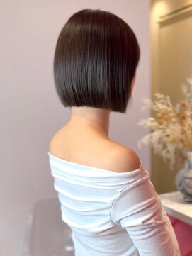 ロンドヴァリー 渋谷店(Lond vallee) ミニボブ×縮毛矯正で憧れの美髪