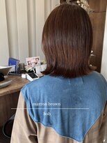 パル バイ ラベスト(Pal by lovest) マロンブラウン×外はねボブ