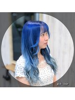ピヴォヘアー(pivo hair)&nbsp;ライトブルー　グラデーションカラー
