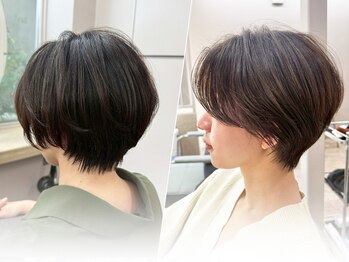 レーヴバイリコ 三軒茶屋(Reve by liko)の写真/【似合わせカット＋シャンプー＋プチTr￥4400】再現性とトレンドを重視したショートもお任せ◎[三軒茶屋]