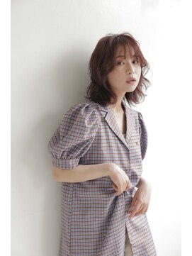 メルカ 天王寺(melca.) ぱっつんボブ/顔まわりカット/ブリーチなしダブルカラー