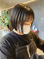 ザザ ZA/ZA 目白&nbsp;顎ラインボブ/ミニボブ/ぱつっとボブ/切りっぱなしボブ/目白