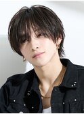 メンズシースルーラウンドマッシュウルフ