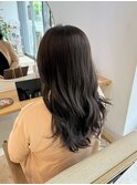 透明感グレージュカラー