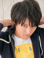 モッズヘア メン 新所沢店(mod's hair men)&nbsp;無造作カジュアルダークブラウン大人ウルフメンズカットe新所沢