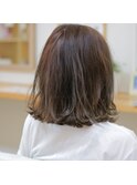 切りっぱなしボブ