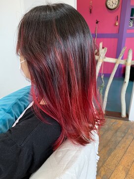 ウェリナ(Welina) ブリーチ+カラー+カット