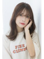 プライズ 池袋店(prize)&nbsp;ブランジュ_色っぽふんわりミディ_シースルーバング_池袋_321