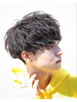 ザ サードヘアー 津田沼 (THE 3rd HAIR)&nbsp;前下がり2ブロックマッシュハイスパイラルパーマ