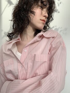 アウェイク(AWAKE) しっかりパーマのウルフスタイル【AWAKE渡辺康則】