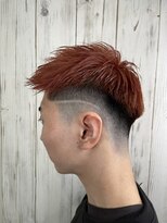 メンズアンダーバーホワイト 南海難波店(Men's _WHITE)&nbsp;フェードカット×ラインカット