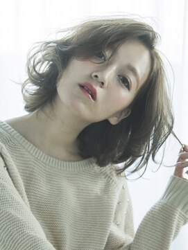 コムマティス 恵比寿ガーデンプレイス(Comme Matisse) ボブ/カーキグレージュ/大人かわいい[恵比寿/恵比寿駅]