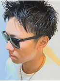 メンズツイストパーマスパイラルパーマフェード[船橋]