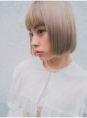 内巻きワンレンボブ