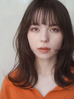 レジュアル(RESSUAL)&nbsp;カーキグレージュ　ボブ　大人かわいい　フェザーバング　