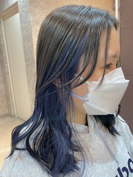 ファン 竹ノ塚店(F.U.N) インナーカラー【ブルー】