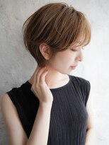 カライング(ing) 大人可愛い20代30代40代黒髪前下がりショートボブ丸みショート◎