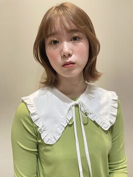 カグヤヒメ ドゥイ(kaguyahime doui) ボブウルフ×ベージュブラウン