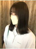 モノトーンベージュ 透明感カラー 大人女子カラー