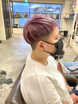 ヒカリス 東三国(HIKARIS) 攻めデザインベリーショート/ハイトーンピンクアッシュ