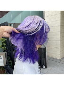 インク 渋谷(INK.) ホワイト×パープルウルフ