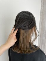 シエル 立川店(CIEL) インナーカラー×ミルクティーベージュ【CIEL×maki】