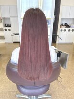 レッド(ReD)&nbsp;くびレイヤーエモージュ前髪ピンクベージュ小顔大人ガーリー