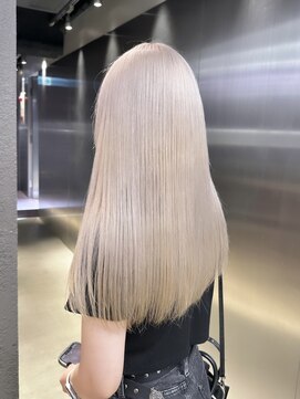 ペレ 栄店(PELE) ウルフ/マチルダボブ/ピンクベージュ/インナーグレージュ/栄