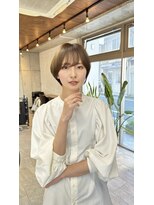 ハルキミナト ジャパン トウキョウ(HARUKI MINATO japan TOKYO)&nbsp;大人丸みショート/20代/30代/40代/前髪あり