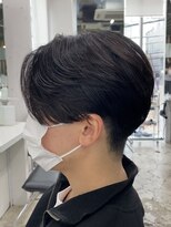 バイフィフス 原宿/表参道(by fifth)&nbsp;毛流れセンターパートワンカールパーマツーブロック刈り上げ