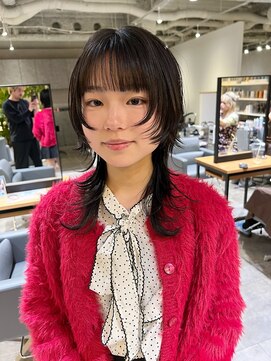 カフ(CAF) CAF松本/ウルフカット/大阪美容室/心斎橋美容室