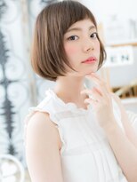 モッズヘア 越谷(mod's hair) オン眉斜めバング◎前下がり小顔ぷつっとボブc5越谷20代30代40代