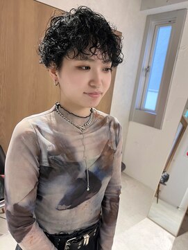 ラミエ バイ メルト 吉祥寺(lamie by melt) *滝田*似合わせショートパーマニュアンスケアレイヤー人気