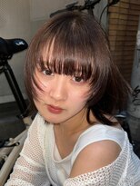 ノイ(noi) 顔周りレイヤーカットくびれヘアミルクティーベージュカラー
