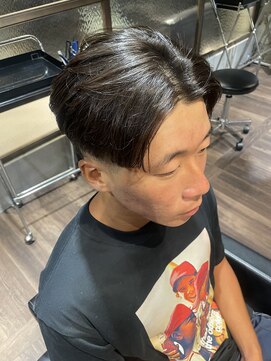 メンズココ 日本橋店(MENS COCO) 【サラリーマン必見】爽やかスキンフェードセンターパート